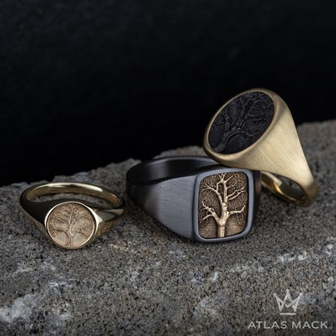 Signet Ring Stacking, Mens Rings Signet, Mens Signet Ring Gold, Men’s Vintage Rings, Signet Rings For Men, Men’s Rings, Gold Mens Rings, Men's Rings Gold, Mens Signet Rings