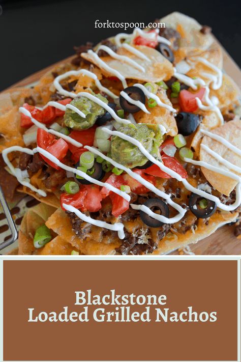 Appetizers On Blackstone Griddle, Blackstone Grill Recipes Nachos, Mexican Food On Blackstone, Nachos On The Blackstone, Nachos On Blackstone Griddle, Mexican Food Blackstone, Blackstone Nachos, Fajitas On Blackstone Griddle, Blackstone Grill Recipes Easy