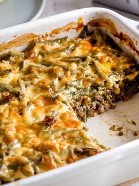 Casserole Recipes Keto, Keto Hamburger Casserole, Hamburger Casserole Recipes, Beef Recipes Easy Quick, Keto Hamburger, Gluten Free Hamburger, Ground Beef Breakfast, Spaghetti With Ground Beef, Hamburger Casseroles Recipes