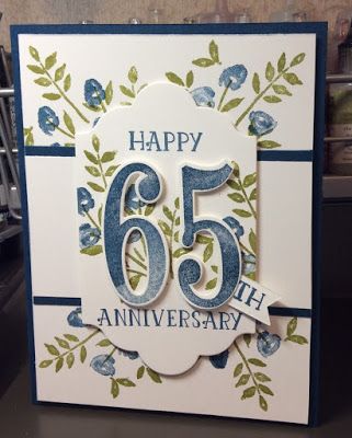 Stamp with Me: Happy 65th Anniversary Mum and Dad Stampin Up 50th Anniversary Card Ideas, 65 Wedding Anniversary Cards, 70th Anniversary Cards, 65th Anniversary Cards, 65 Anniversary Ideas, 65th Anniversary Ideas, 60th Anniversary Cards, 65th Wedding Anniversary Ideas, Happy First Wedding Anniversary