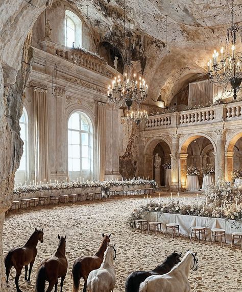 Marcijuš Journey | Wedding setup in baroque cave 🪨 - AI work and idea by @marcijusaivision & @marcijus_studio (Midjourney v6 + @magnific_ai + @photoshop… | Instagram Photoshop Instagram, Bridal Gown Inspiration, Discovery Island, Wedding Setup, Wedding Set Up, Rock Solid, Amalfi, In The Heart, Wedding Designs