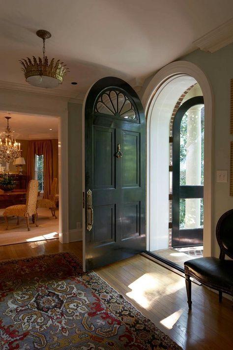 Mansard House, Arched Doorway, Door Screen, Arched Doors, Dream House Interior, Screen Door, Pretty House, Dream House Decor, Residential Design