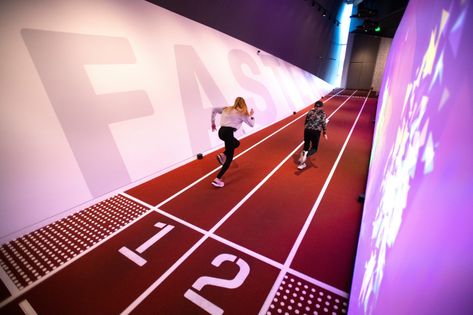 Museum Interactive, Olympic Idea, Olympic Runners, Mary Lou Retton, Olympic Theme, Indoor Track, Olympic Torch, Us Olympics, Sports Event