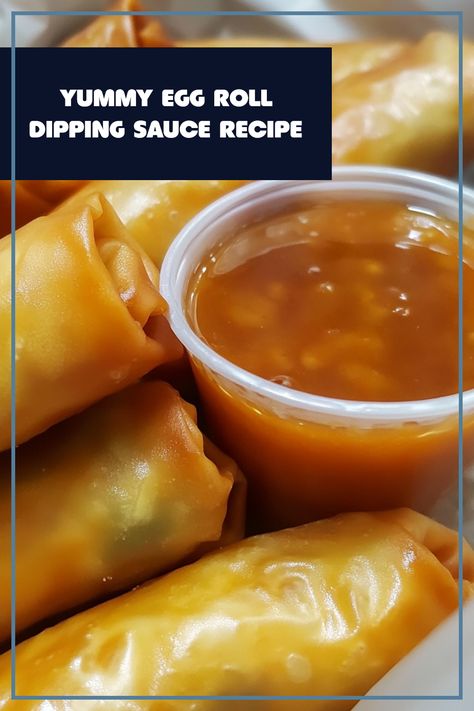 A perfect recipe for a delicious egg roll dipping sauce that enhances snack time. This easy-to-make sauce is ideal for savoring with egg rolls. Sweet And Sour Dipping Sauce Egg Rolls, Egg Roll Sauce Recipe, Eggroll Sauce, Egg Roll Dipping Sauce Recipes, Egg Roll Dip, Dipping Sauce For Egg Rolls, Egg Roll Dipping Sauce, Egg Roll Sauce, Spring Roll Dipping Sauce