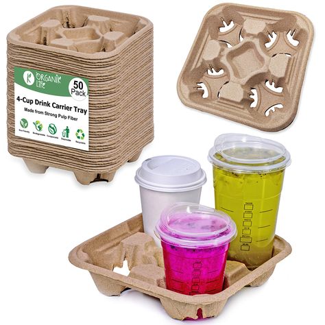 Cafe Owner, Cup Carrier, Cup Tray, Car Food, Drink Carrier, Coffee Holder, Fountain Drink, Coffee Cup Holder, Coffee Tray