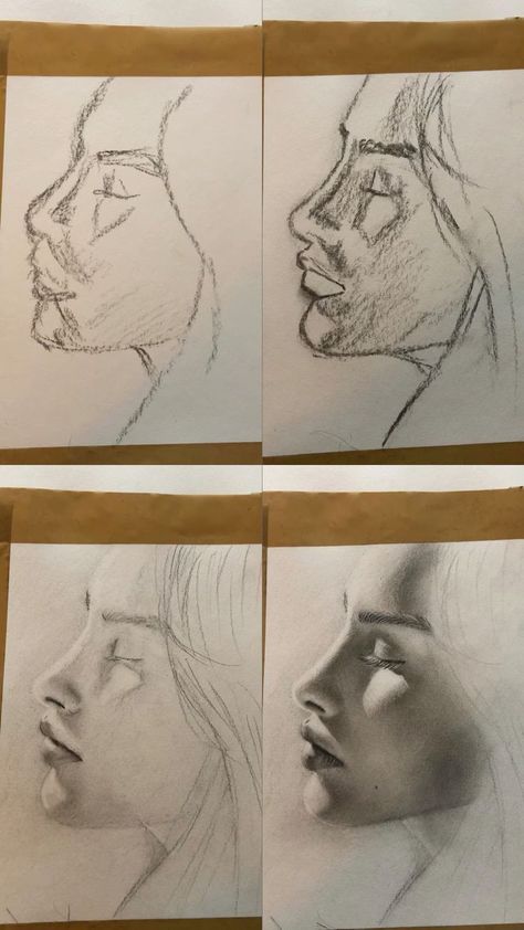 Charcoal Art Step By Step, Drawing Reference Realism, Soft Charcoal Drawings, Realistic Art For Beginners, Art Charcoal Drawings, How To Charcoal Draw, How To Draw Realism Step By Step, Charcoal Drawings Ideas, Charcole Drawings Easy