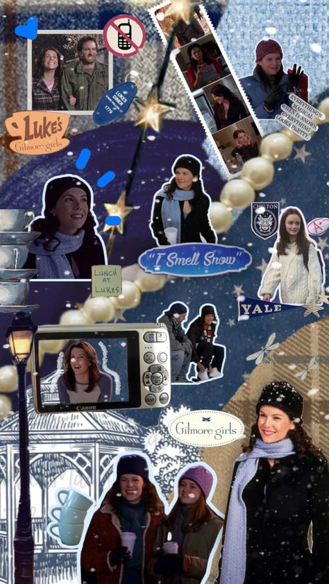 Gilmore Girls Christmas, I Smell Snow, Funny Links, Lorelei Gilmore, Christmas Lockscreen, Books Wallpaper, Gilmore Guys, Winter Phone Case, Wallpaper Vibes