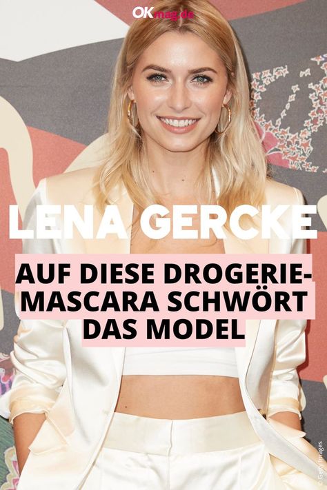 Für viele Frauen ist Lena Gercke, 33, ein absolutes Fashion- und Beauty-Vorbild. Da schauen wir uns doch gerne die Beauty-Looks ab, oder? So schwört das Model auf eine günstige Drogerie-Mascara, die für intensives Volumen sorgt. #lenagercke #model #wimpern #mascara #makeup #beautygeheimnis #beauty #okmag Mascara Makeup, Beauty Looks, Make Up Looks, Make Up, Models, Makeup, Beauty