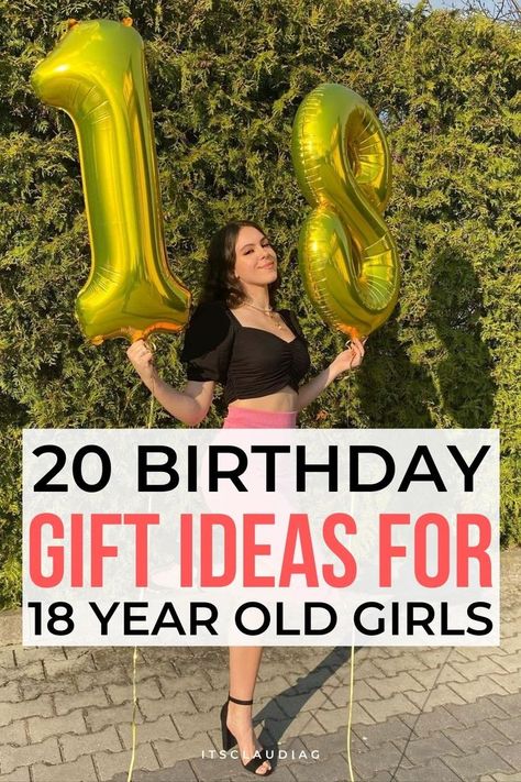 Do you need some ideas on 18th birthday gifts for girls? I’m obsessed with all these 18th birthday gifts for best friend, I showed all my friends and they all agreed this is the most helpful list ever. 18th Birthday Jewelry Ideas, Special 18th Birthday Gifts, 18tg Birthday Gift Ideas, 18tj Birthday Gifts, 18th Birthday Gifts For Girlfriend, Sister 18th Birthday Gift Ideas, 18th Birthday Gifts Girl, 18th Birthday Gifts For Daughter, 18th Birthday Ideas For Girls