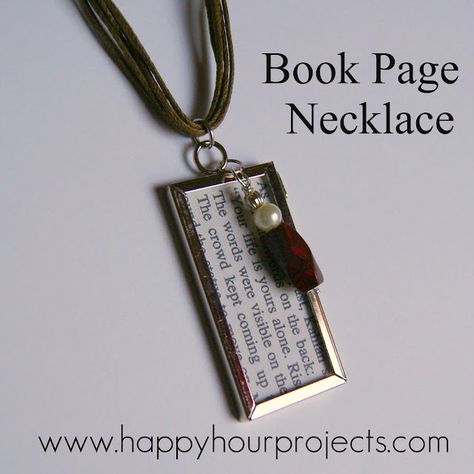 Book Page Necklace Necklace Crochet, Book Page Crafts, Crochet Collar, Egyptian Jewelry, Necklace Diy, Ancient Aliens, Diy Book, Deco Jewelry, Crafty Craft