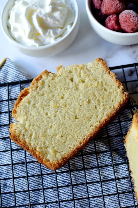 Gluten Free All Purpose Flour, Gluten Free Pound Cake, Sour Cream Pound Cake, Sour Cream Cake, Gluten Free Cake, Cooking Spray, Pound Cake Recipes, Gluten Free Cakes, Baking Pan