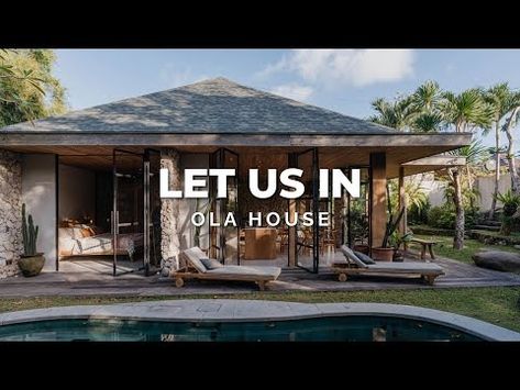 A Tropical Modern Bali Beach Home Tour! Ola House Uluwatu with Balinese Design Principles. - YouTube Bali Beach House, Modern Tropical Home, Balinese Design, Balinese Interior, Balinese Villa, Modern Tropical House, Bali Beach, Tropical Home, Bali Beaches