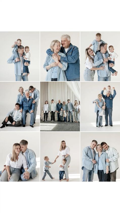 Large Family Photo Shoot Ideas Studio, Big Group Family Pictures, Extended Family Studio Photoshoot, Extended Family Pictures Indoor, Big Family Photoshoot Poses, Big Family Photoshoot Studio, Family Photo Poses Indoor, Family Of 7 Photoshoot, Big Family Photoshoot