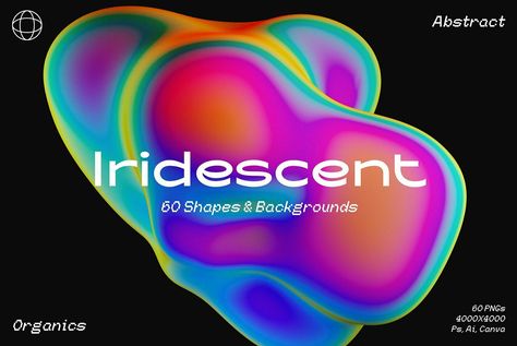 Iridescent Gradient Shapes by Harbor Bickmore on Behance 3d Gradient, Trippy Retro, Gradient Shapes, Evil Eye Nails, Retro Future, Eye Nails, Event Poster Design, Key Visual, 2024 Design