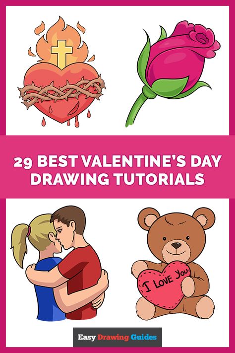 Valentines Day Drawing Ideas, Valentines Day Drawings, Conversation Hearts Candy, Easy Drawing Guides, Kiss Emoji, Valentines Day Drawing, Easy Valentines, Drawing Guides, Chubby Babies