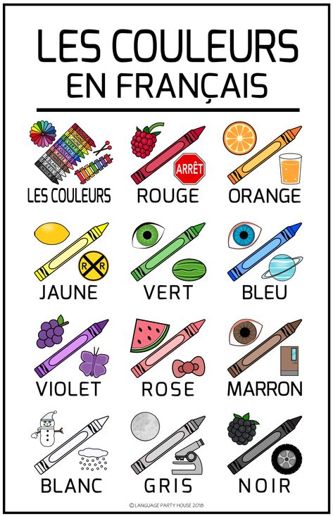 Preschool French Lessons, Colors In French, French Preschool Activities, French Language Learning Kids, French Printable, French Basics, French Flashcards, Basic French Words, French Teaching Resources