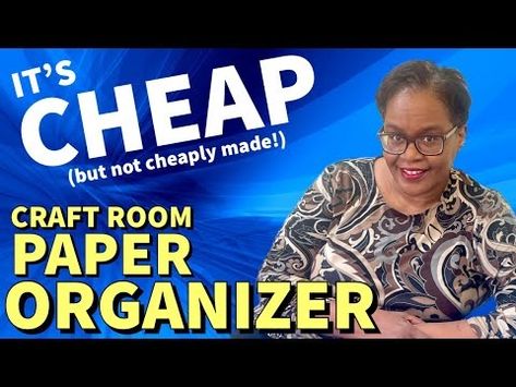 (4) low-cost CRAFT ROOM STORAGE! budget paper organization…LOVE IT! - YouTube Storage Budget, Craft Room Storage, Paper Storage, Room Storage, Craft Room Organization, Paper Organization, Storage Room, Craft Storage, Storage System