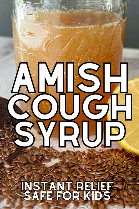 Prepare a batch of this effective Amish cough syrup recipe to combat colds, flu, whooping cough, and RSV this season. Easy home cough remedy, natural remedies, home remedies, natural cold & flu remedies, holistic health, remedies for kids, homemade cough syrup. Cold Season Remedies, Best Homemade Cough Remedy, Diy Cough Syrup For Kids, Natural Cough Syrup Recipes, Amish Cough Syrup Recipe, Homemade Cough Remedy, Homemade Sore Throat Remedies, Homemade Cough Drops For Kids, Cough Drop Recipe