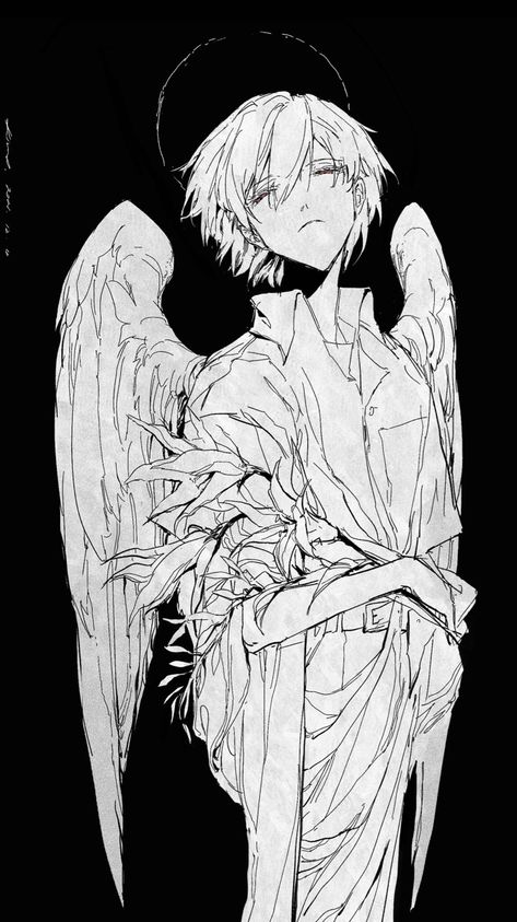 Kaworu Nagisa Fanart, Angel Aesthetic Wallpaper, Nagisa Kaworu, Evangelion Kaworu, Angel Manga, Kaworu Nagisa, Evangelion Art, Neon Evangelion, Japon Illustration