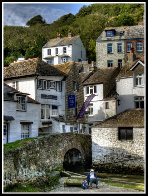 Polperro, Cornwall | by Howard Somerville Polperro Cornwall, Seaweed Soup, Small Restaurant, Cornwall Uk, West England, Into The West, English Village, Devon And Cornwall, Cornwall England