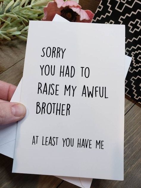 Mothers Day Card Funny, Funny Fathers Day Quotes, Happy Birthday Cards Diy, Creative Birthday Cards, Anniversaire Diy, Funny Fathers Day Card, Birthday Cards For Mom, Father Birthday, Fathers Day Card