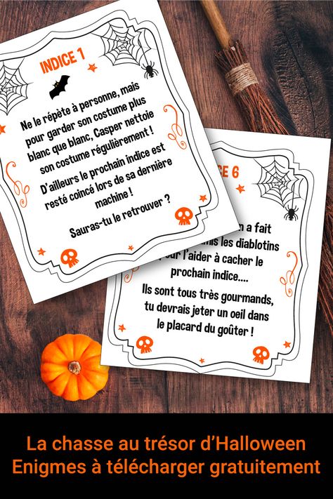 On vous a préparé une chasse aux bonbons d’Halloween à réaliser dans votre maison ! Il vous suffit de télécharger gratuitement notre kit de chasse aux trésors d’Halloween puis d’imprimer, de découper les cartes et de les cacher. Bricolage Halloween, Halloween Party Printables, Carte Halloween, Sport Games, Halloween Party Games, Halloween 2, Escape Game, Halloween Games, Fete Halloween