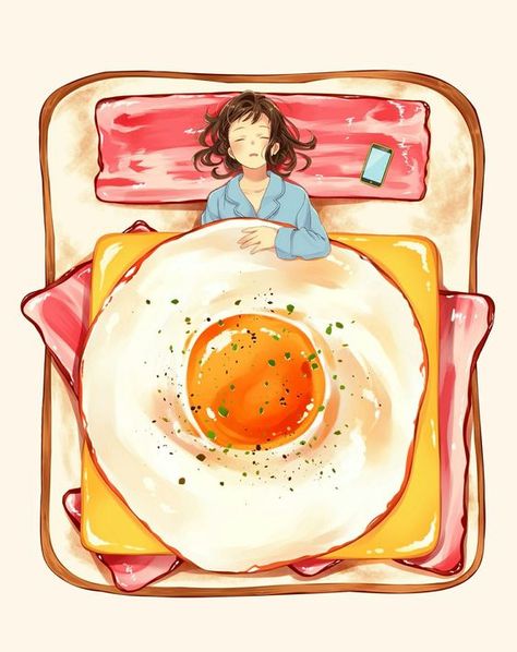 Anime Food Pictures, Anime Food Illustration, Food Artwork Illustration, Food Illustrations Art, Anime Food Drawings, Food Anime Art, Aesthetic Food Drawing, Food Drawing Sketches, Food Art Aesthetic