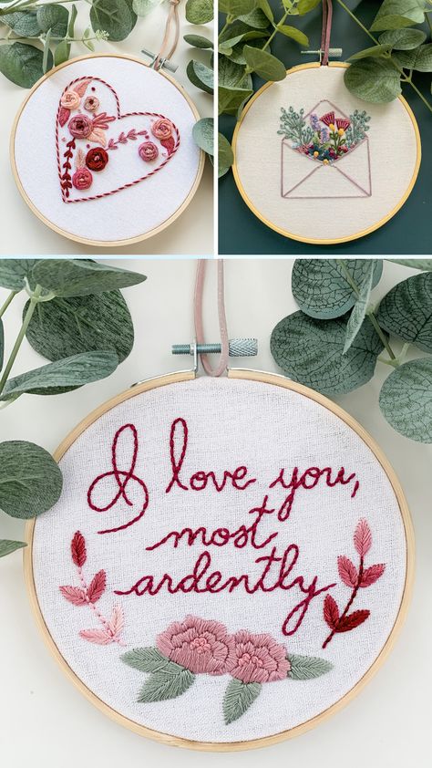 Valentine Embroidery Ideas, Valentines Day Embroidery, Valentines Embroidery, Embroidery Patterns Valentines Day, Valentines Day Embroidery Designs, Embroidery Designs Valentines, Valentines Embroidery Patterns, Valentine Day Embroidery Hoop, Valentine’s Day Embroidery