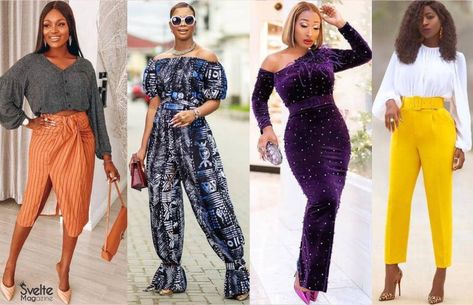 This post Outfits Inspiration for Office End of the Year Party written by Victoria B. Willie appeared first on Svelte Magazine - Top Nigerian Fashion Blog where you get Style and Beauty Tips. It’s that time of the year when everyone anticipates moving on to the next year. And to celebrate the completion of earlier months of the year, work places give gifts and organise events for staff members. One of such events is the usual end of the year get-together most offices celebrate for their st End Of Year Party Outfit, Ankara Kimono Style, End Of The Year Party, Office Party Outfits, Kimono Styles, Ankara Kimono, End Of Year Party, Dinner Gowns, Party Outfit Ideas