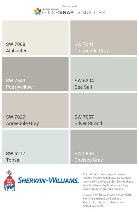 Interior Paint Colors Schemes, New Paint Colors, Repose Gray, Agreeable Gray, Farmhouse Paint Colors, Farmhouse Paint, Paint Color Schemes, House Color Schemes, Bedroom Paint Colors