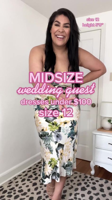 Wedding guest dresses on a size 12 under $100! Everything is shoppable on my LTK - and follow for more midsize summer Pinterest outfits, mid size summer fashion, mid size outfits aesthetic, size 10 summer outfit inspiration, and size 12 summer outfit ideas from queencarlene. Summer Wedding Outfit Guest Midsize, Midsize Bridesmaid Dress, Mid Size Wedding Guest, Midsize Dresses Wedding Guest, Mid Size Wedding Guest Dress, Wedding Guest Outfit Midsize, Wedding Guest Dress Mid Size, Curvy Wedding Guest Outfit, Midsize Wedding Guest Dress