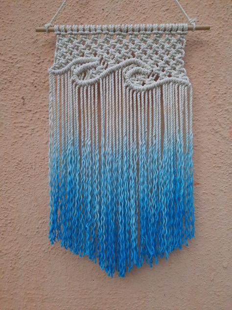 Macrame Waves Macrame And Shells Wall Hangings, Macrame Ocean Waves, Macrame Wall Hanging Beach, Beach Macrame Wall Hangings, Beachy Macrame Wall Hanging, Macrame Waves Wall Hangings, Wave Macrame Wall Hanging, Macrame Fish Wall Hanging, Macrame Nautical