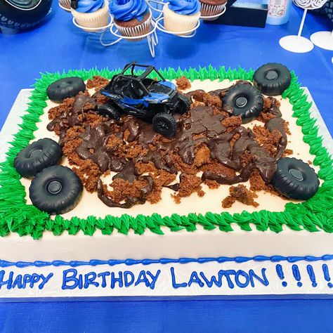 Rzr Birthday Cake, Rzr Birthday Party Ideas, Off Road Birthday Party Ideas, Birthday Foods, 4th Birthday Party For Boys, Rzr Polaris, 40th Birthday Men, 10 Birthday, Cupcake Wars