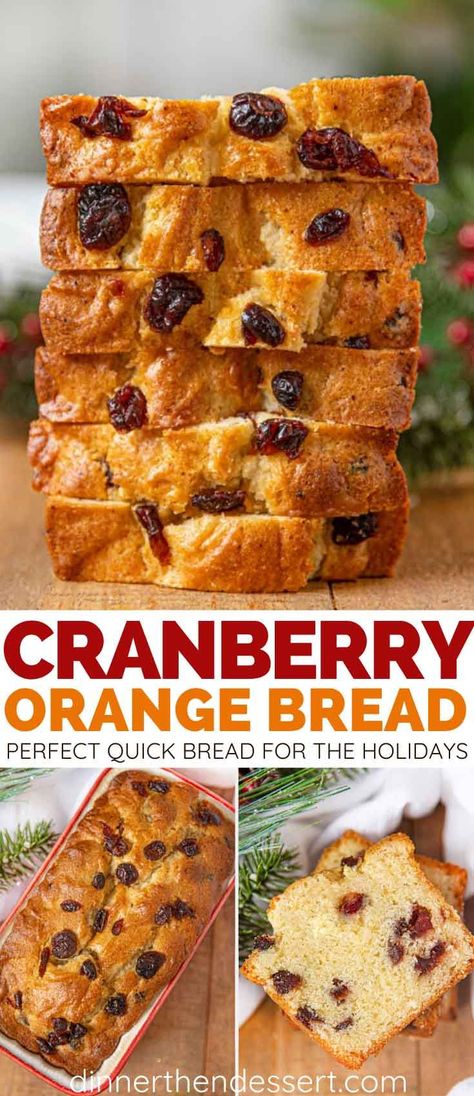 Dried Cranberries Recipes, Pumpkin Cranberry Bread, Orange Bread Recipe, Cranberry Bread Recipes, Dried Cranberry, Orange Bread, Quick Baking, Cranberry Orange Bread, Holiday Bread