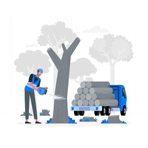 Deforestation Illustration, Create A Story, Social Media Advertising Design, Concept Illustration, Flat Illustration, Advertising Design, Cool Suits, Color Change, Graphic Resources