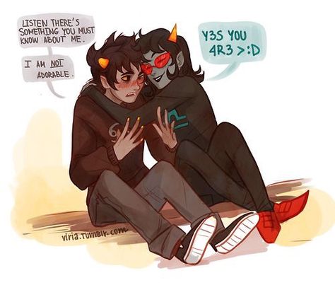 Aww Mogeko Castle, Homestuck Ships, Homestuck Trolls, Hey Bro, Fandom Art, Home Stuck, And So It Begins, Viria, Feeling Sick