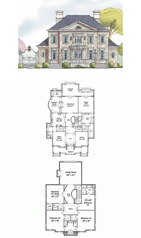 Manor Plans Layout, Vintage French House Plans, Bloxburg French House Layout, Modern Chateau House Plans, Family Mansion Floor Plans, 18th Century House Plans, Gregorian House Floor Plan, French House Layout, British Floor Plans