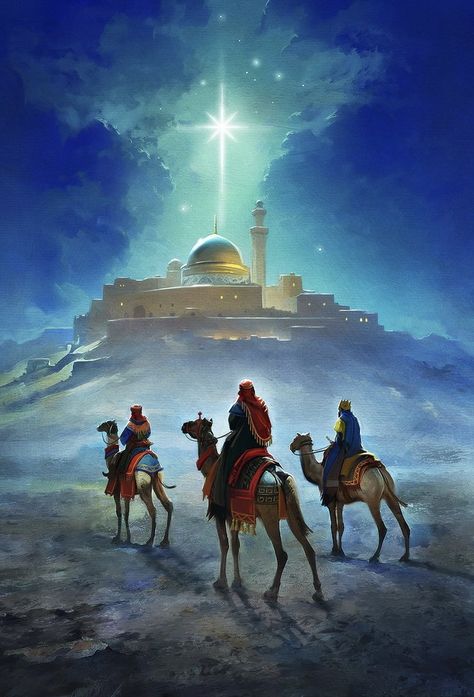 Nativity Scene Pictures, Roi Mage, Jesus Christ Painting, Jesus Christ Artwork, Jesus And Mary Pictures, Christian Artwork, Advocate Art, Three Wise Men, Christmas Nativity Scene