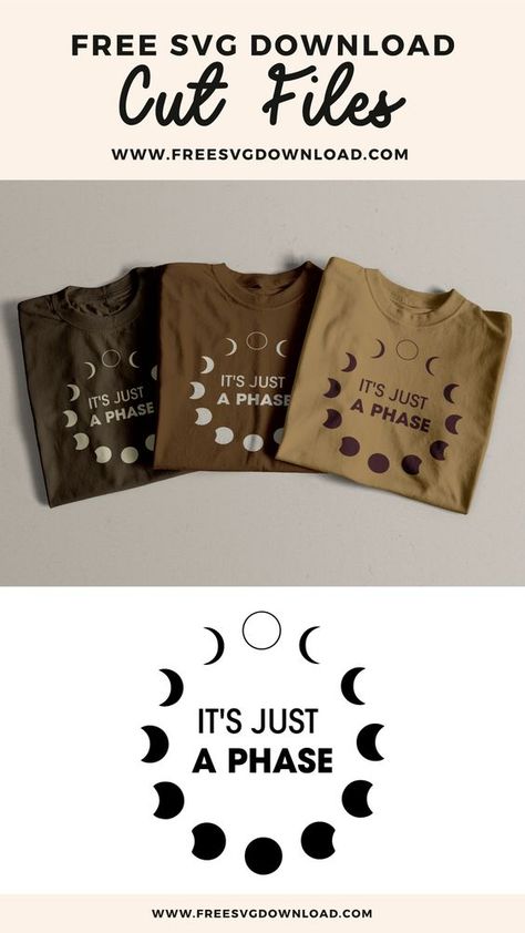 Free Moon Svg Files For Cricut, Witchy Cricut Projects, Witchy Svg Free, Svg Free Files For Cricut Shirts, Free Cricut Downloads Svg, Cricut Shirt Designs, Svg Images Free, Moon Phases Svg, Free Svg Images