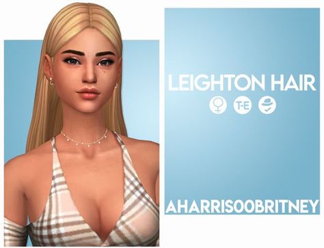 || Sims 4 Maxis Match CC || Leighton Hair by aharris00britney Sims 4 Aharris00britney Hair, Sims 4cc Hair Patreon, Sims 4 Long Straight Hair Maxis Match, Sims 4 Cc Hair Female Long Wavy, Mm Hair Sims 4, Ts4 Mods Patreon Hair, Sims Hair Patreon, Aharris00britney Hair, The Sims 4 Mods Patreon Hair