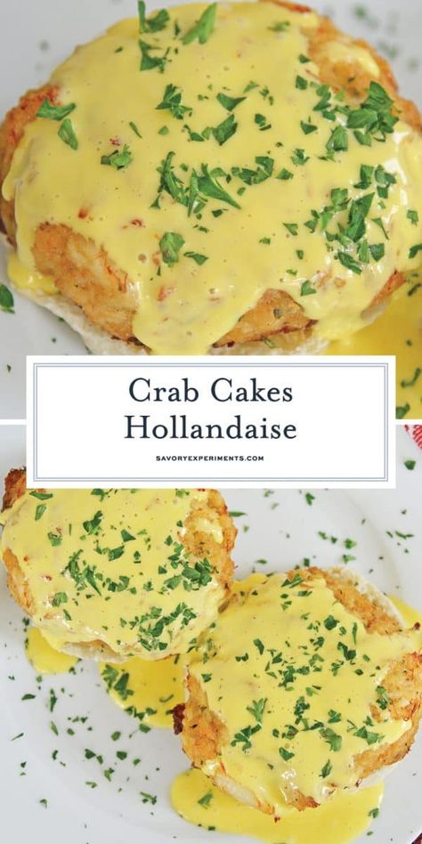 Crab Breakfast, Seafood Cakes, Crab Cake Benedict, Blender Hollandaise, Best Sauce Recipe, Jumbo Lump Crab, Crab Cake Recipes, Crab Dishes, Recipes Seafood