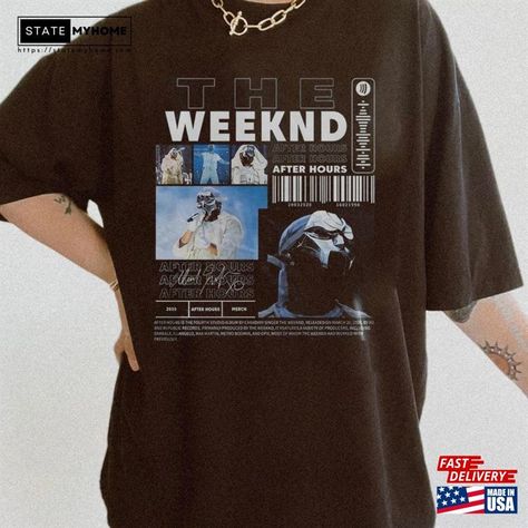 The Weeknd Rap Music Shirt After Hours Vintage 90S Bootleg Dawn Tour Tee Hoodie T-Shirt Check more at https://statemyhome.com/product/the-weeknd-rap-music-shirt-after-hours-vintage-90s-bootleg-dawn-tour-tee-hoodie-t-shirt/ The Weekend Shirt, Day List, Ice And Spice, Poster Designs, List Ideas, Rap Music, After Hours, The Weeknd, Hoodie Design