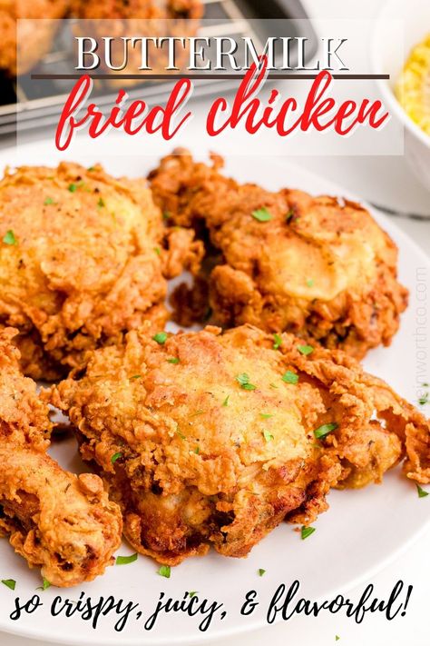 Buttermilk Pan Fried Chicken, Buttermilk Ranch Fried Chicken, Electric Skillet Fried Chicken, Buttermilk Brined Fried Chicken, Buttermilk Chicken Brine, Fried Chicken In Electric Skillet, Fried Chicken Marinade Buttermilk, Buttermilk Fried Chicken Recipe Southern Style, Fried Chicken Buttermilk Crispy