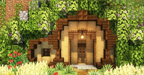 Minecraft Museum, Minecraft Starter House, Minecraft Garden, Casa Hobbit, House Tutorial, Minecraft House Plans, Diy Minecraft, Minecraft Room, Cute Minecraft Houses