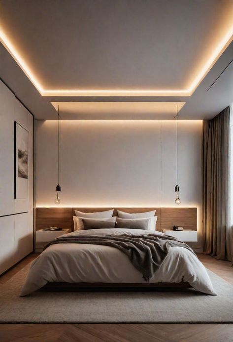 21 Serene minimalist bedroom Ideas Bedroom Modern Minimalist Luxury, Luxury Bedroom Design Minimalist, Very Simple Bedroom Ideas, Bed Ideas For Master Room, Masterbedroom Decor Ideas Minimalist, Bedroom Men Minimalist, Modern And Cozy Bedroom, Bed Rooms Ideas Master Modern, Modern Bedroom Design Interiors