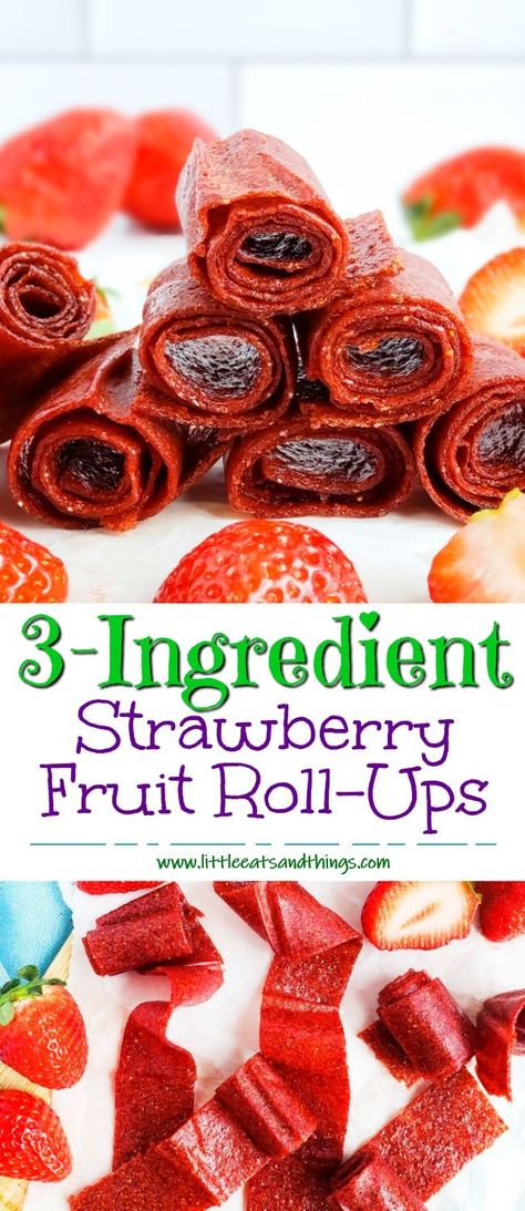 How To Make Homemade Fruit Snacks, How To Make Healthy Fruit Snacks, Homemade Fruit Roll Ups With Frozen Fruit, How To Make Fruit Roll Ups In Dehydrator, Fruit Roll Up Recipe With Frozen Fruit, Easy To Eat Snacks, Healthy Fruit Snacks Clean Eating, Dye Free Fruit Snacks, Homemade Snacks For The Week