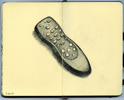 remote control | 1 am sketch while watching "Coming to Ameri… | Paul Heaston | Flickr Paul Heaston, Coming To America, 1 Am, Art Drawings Sketches Creative, Sketch Painting, Corded Phone, Art Drawings Sketches, Designs To Draw, Industrial Design