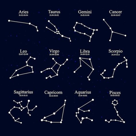 Feb 21 Zodiac Signs, Constellation Lion, Star Constellation Tattoo, Zodiac Constellation Art, Leo Constellation Tattoo, Constellation Chart, Constellation Zodiac Signs, 12 Constellations, Aquarius Constellation