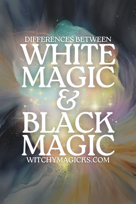 Delve into the realms of magic as we explore the distinctions between black and white magic! Discover the intentions, practices, and ethical considerations that differentiate these two paths. Let's illuminate the differences between black and white magic and empower our understanding of the mystical arts. 

#BlackMagic #WhiteMagic #Differences #IntentionalMagic #Magic #WitchyMagicks Black Magic Spell Book, What Is Black Magic, Real Black Magic, Two Paths, Dancing On The Edge, Spells For Beginners, Black Magic Spells, Magic Spell Book, Herbal Magic