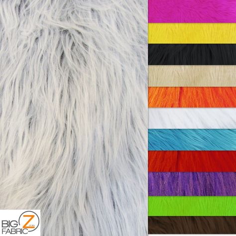 Faux Fake Fur Solid Gorilla Animal Long Pile Fabric King Kong Movie, Big Z Fabric, Fur Fabric, Fake Fur, Faux Fur Fabric, King Kong, Sewing Fabric, Fabric Crafts, Country Flags